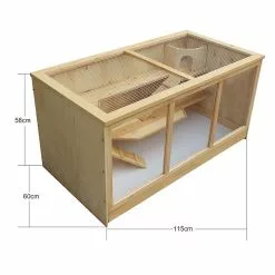 Grosses soldes ⌛ Xxl Grande Cage pour Hamsters Petits Rongeurs Souris Rats Bois. 🧨 -Bon plan Animalerie 7890989014319 4
